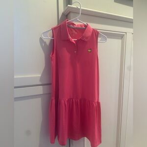 Girls Masters Sleeveless Pink Polo Dress | New Without Tags